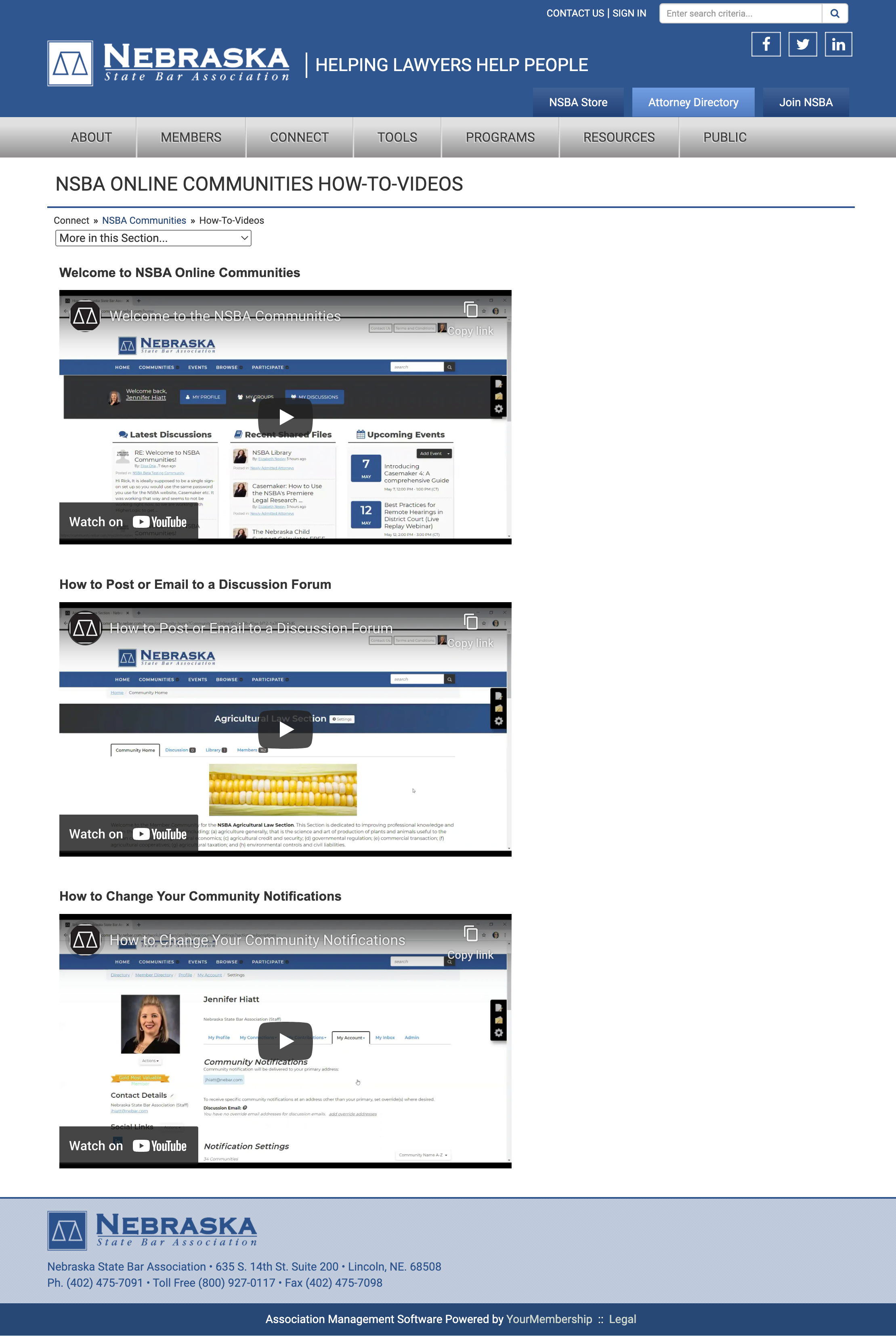 How to Use the NSBA Communities